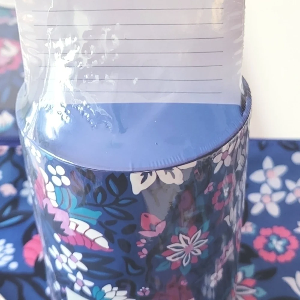 Vera Bradley Pen Cup and Notepad Set